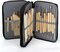 Set of 30 Clay Sculpting Tool Wooden Handle Pottery Carving Tool Kit Carrying Box Apron